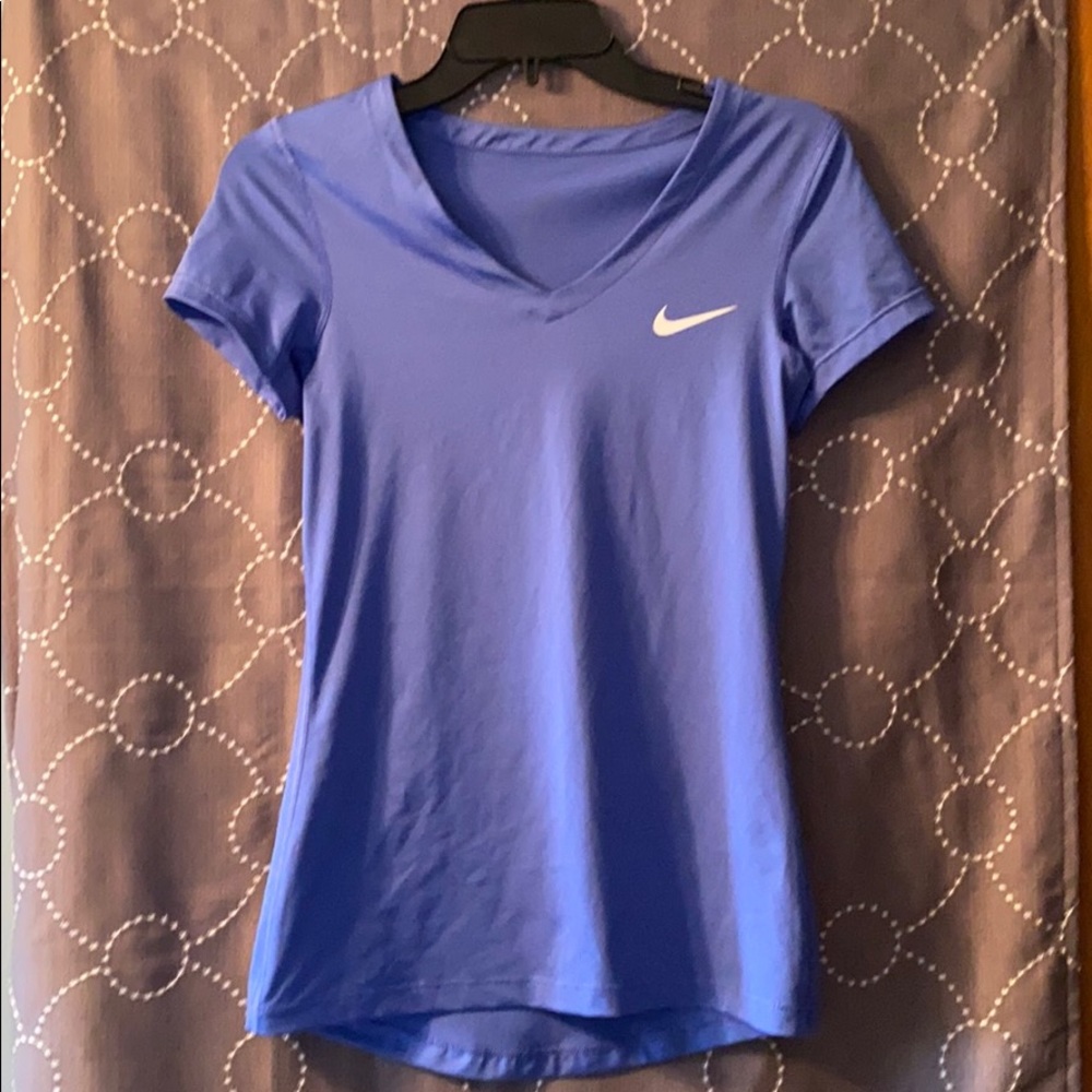 NIKE blue dry fit tee shirt